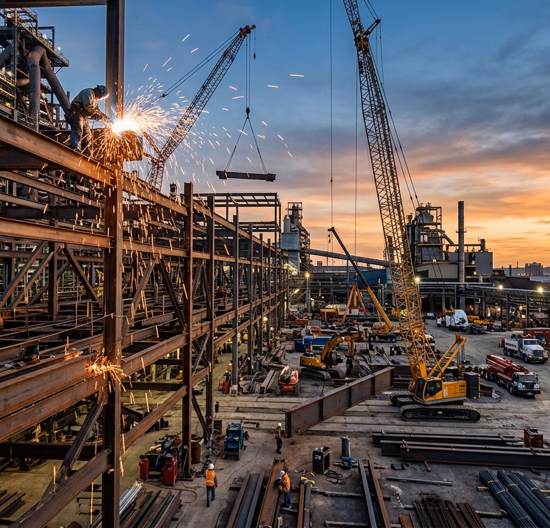 Industrieanlage und Stahlbau – HP Industries