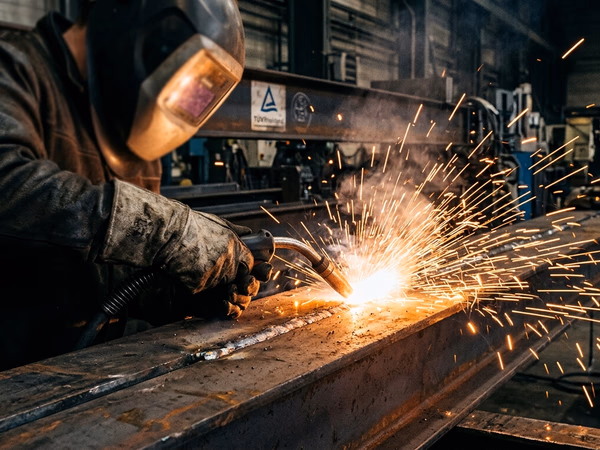 TÜV-zertifizierter Stahlbau – Schweißarbeiten